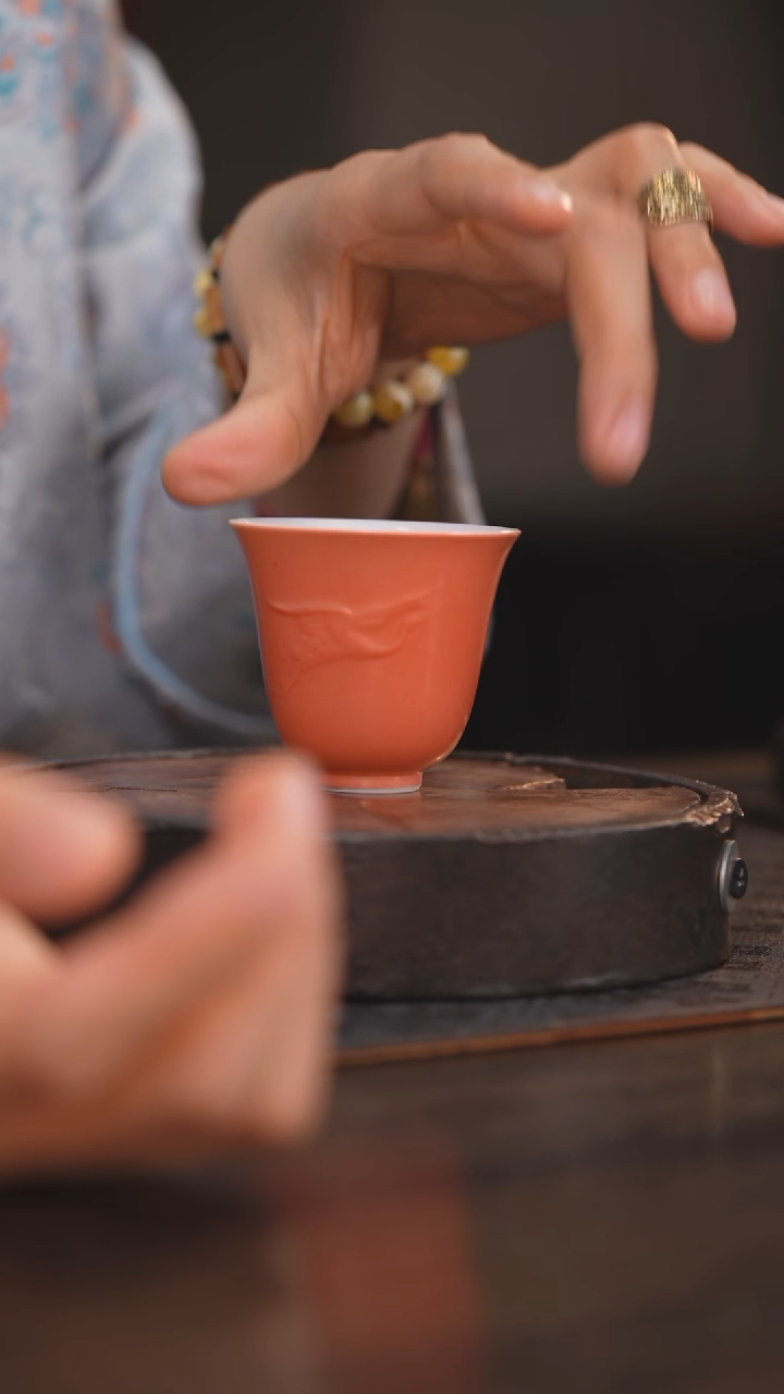 【闪购商品】杯8柴烧柴房陶瓷｜仙鹤单杯