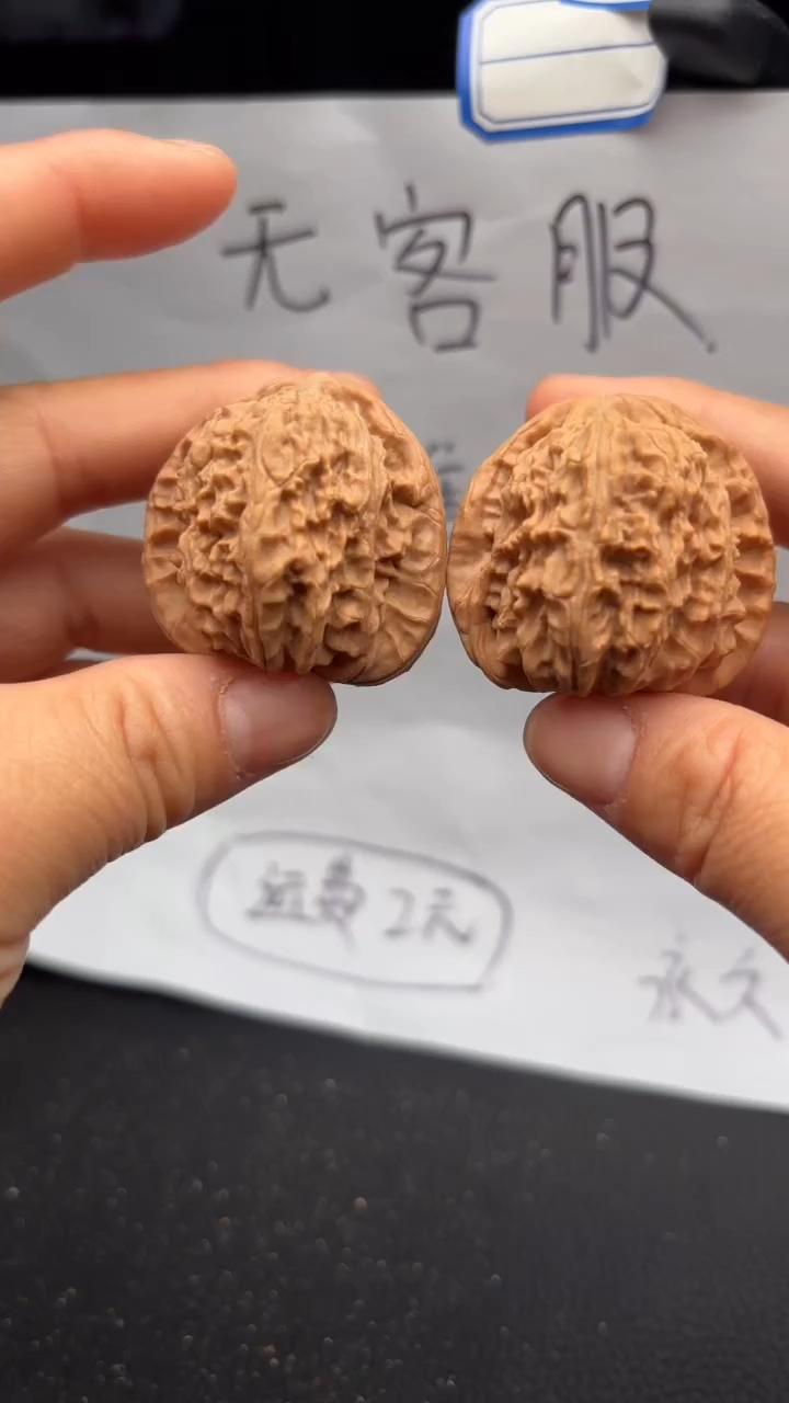 把件文玩核桃814白狮子