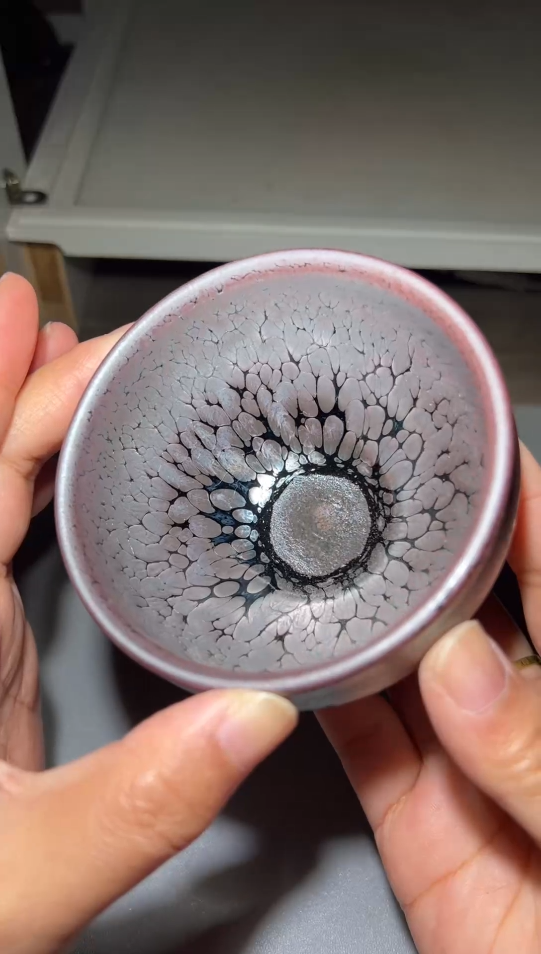 茶盏建窑建盏 浮雕油滴