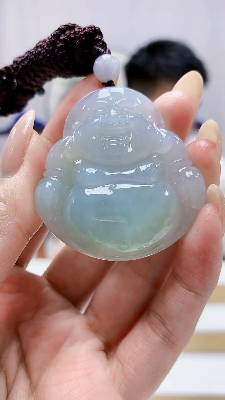 未镶嵌定制翡翠5028MM-毛货挂件40