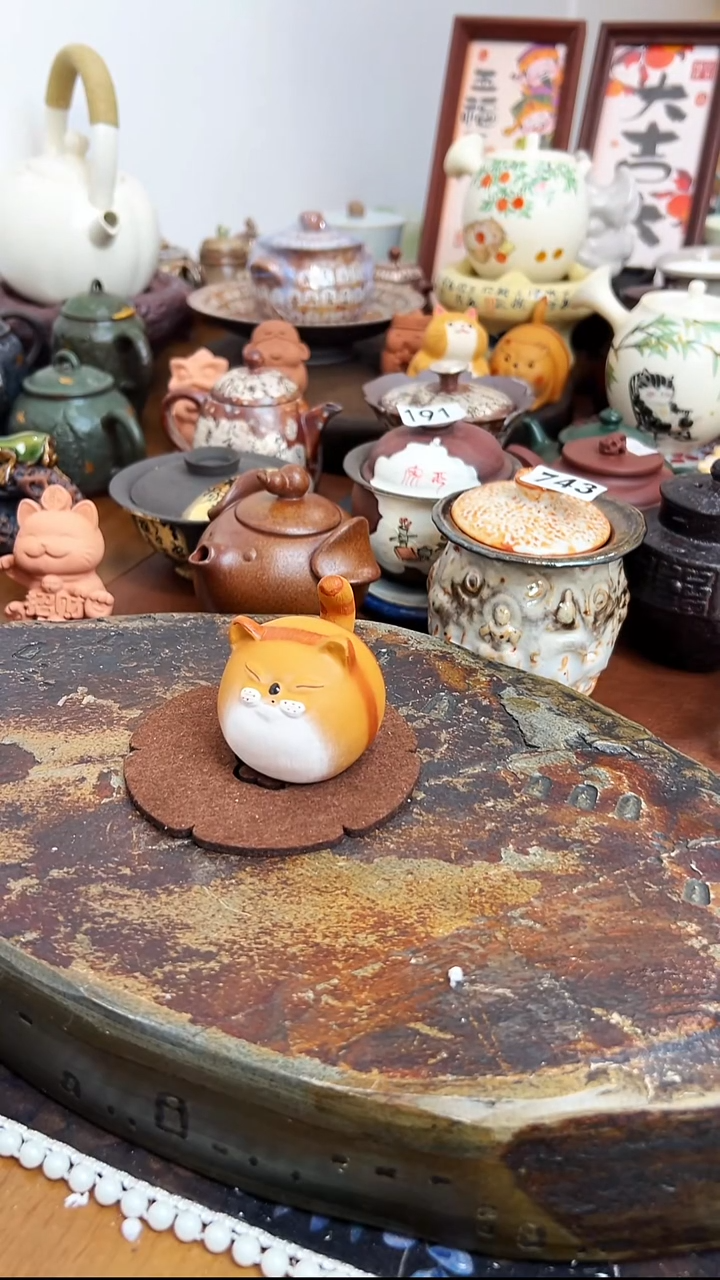  【茶瓷物语】胖猫咪茶宠