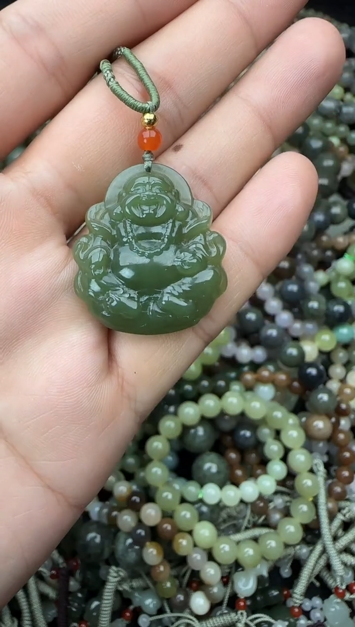 颈饰未镶嵌和田玉拍一发一