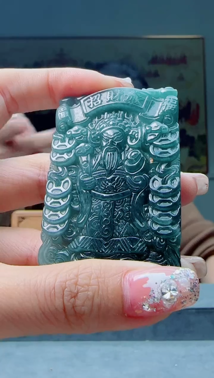 【闪购商品】翡翠颈饰未镶嵌财神多样性随机一件发货