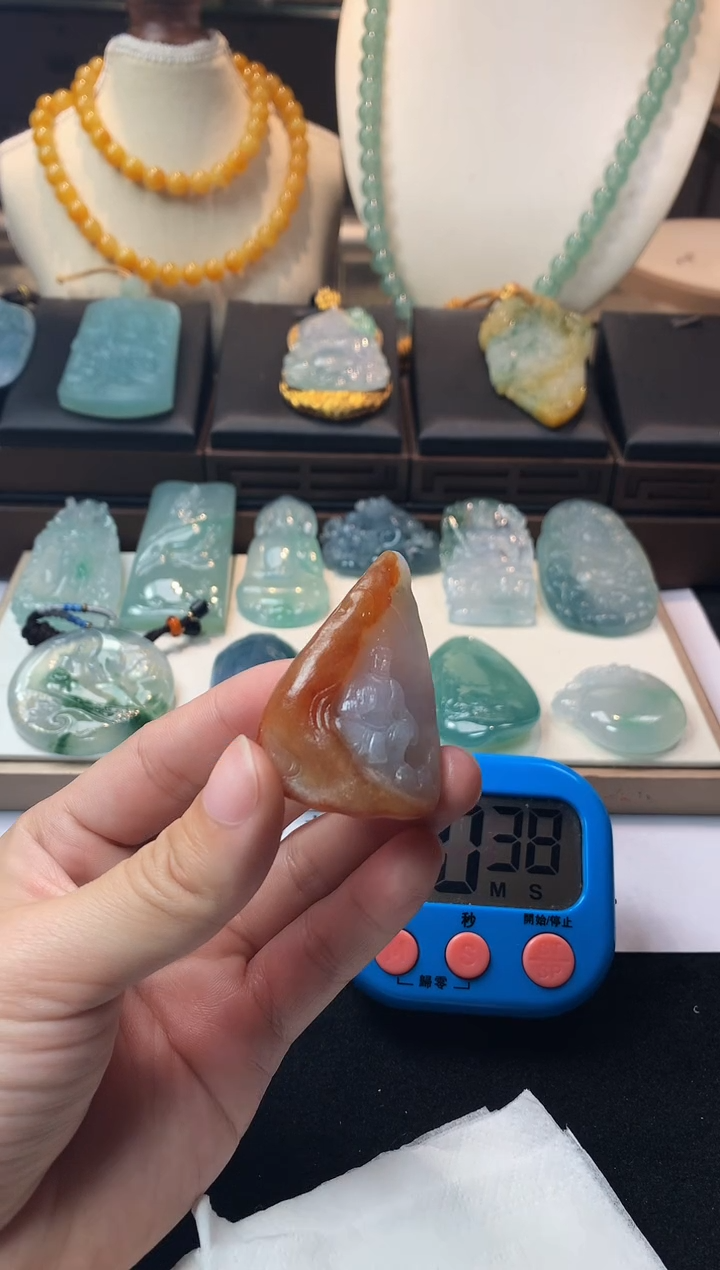 未镶嵌定制翡翠人**客毛货不退不换