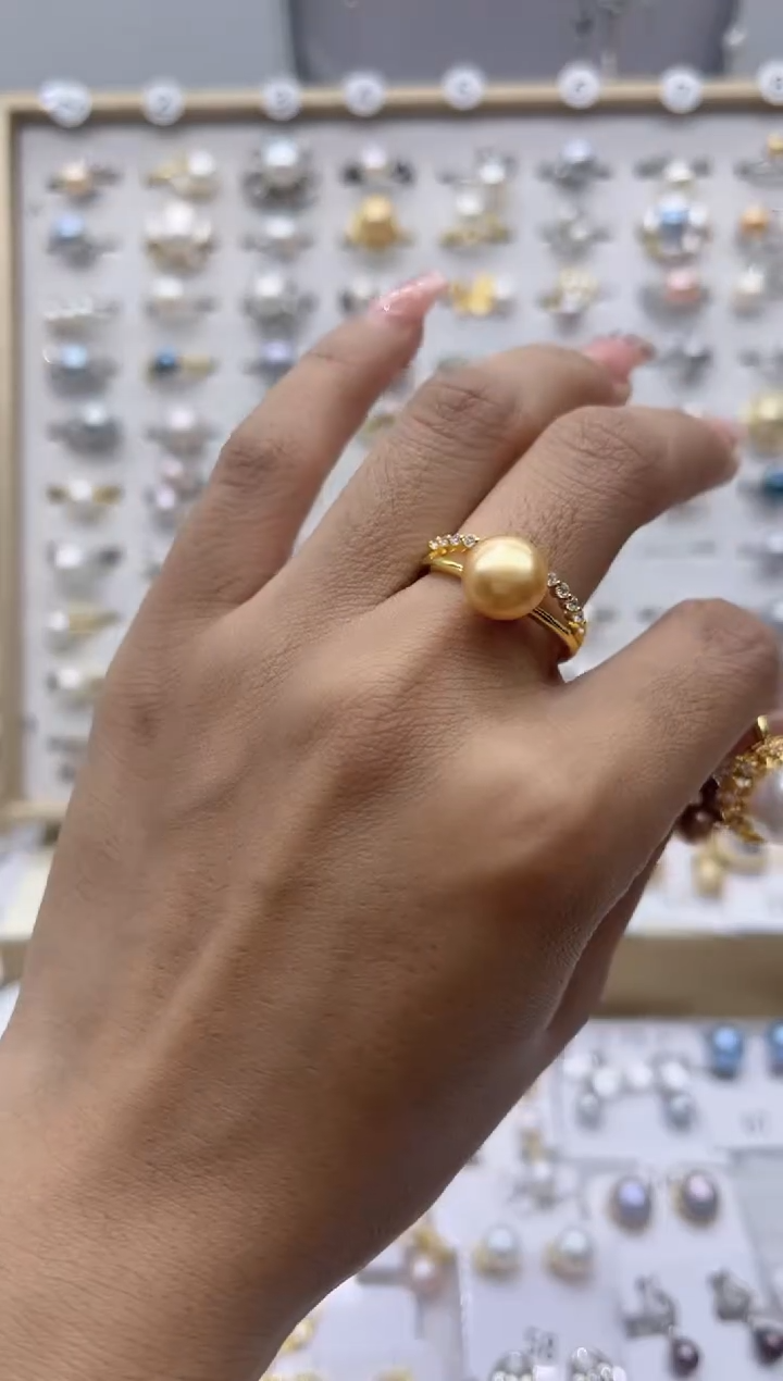【闪购商品】淡水珍珠戒指合金88