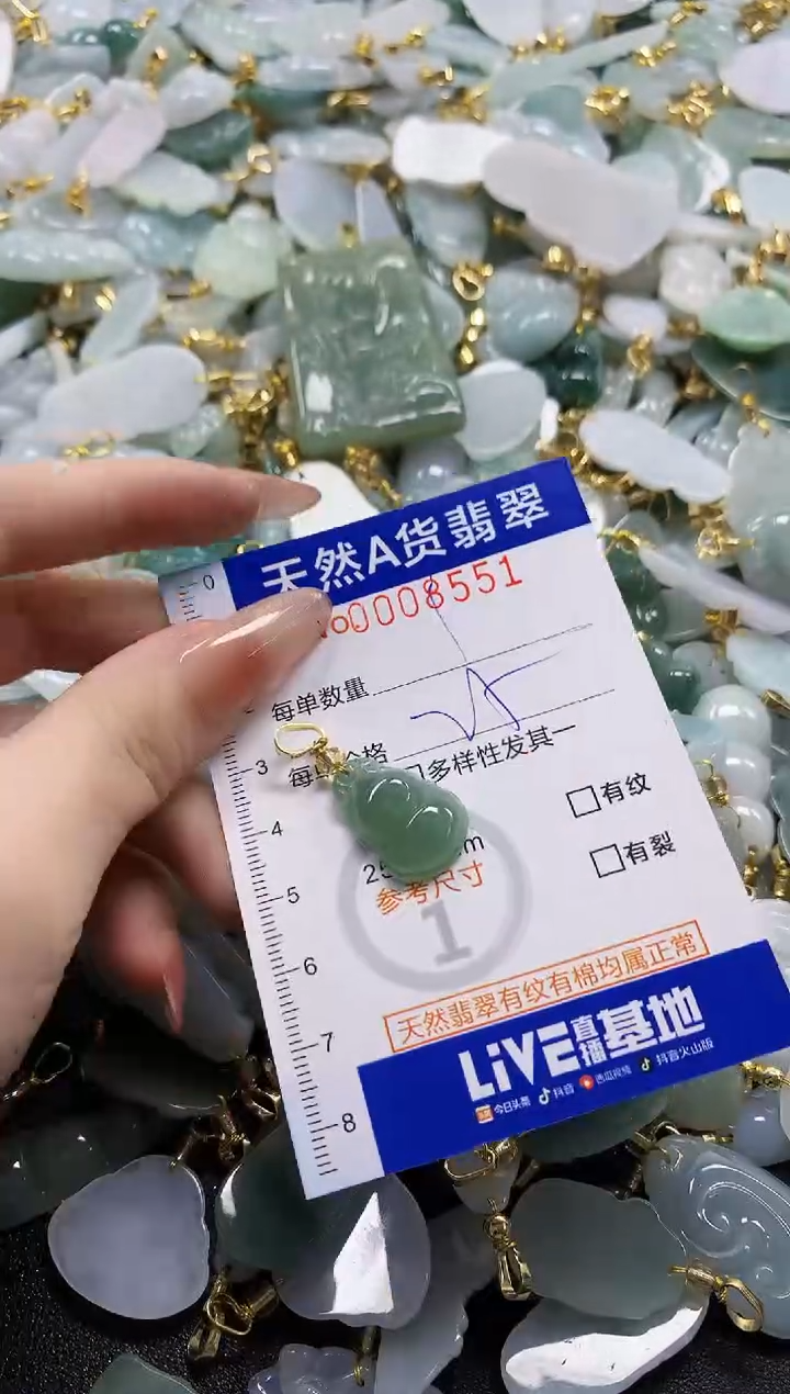 颈饰未镶嵌翡翠天然A货翡翠