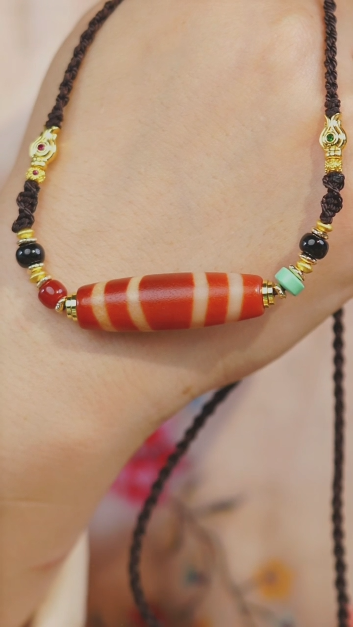 玛瑙/玉髓项链未镶嵌多样性发其一