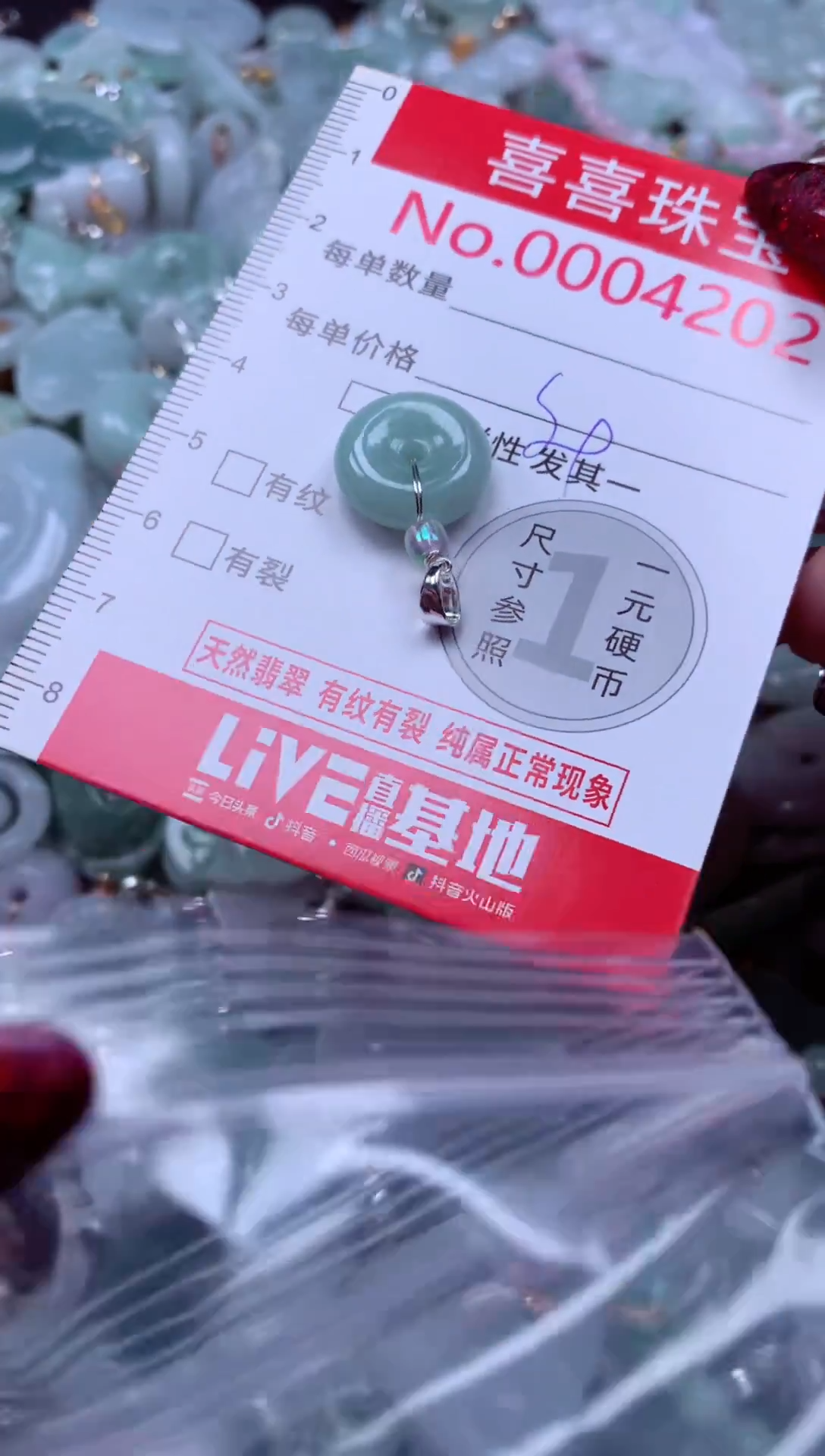 颈饰未镶嵌翡翠4202