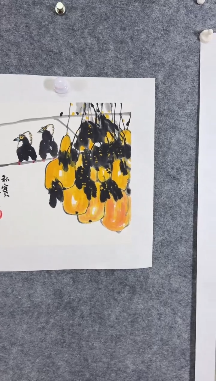 【闪购商品】绘画栗仁兰老师写意花鸟