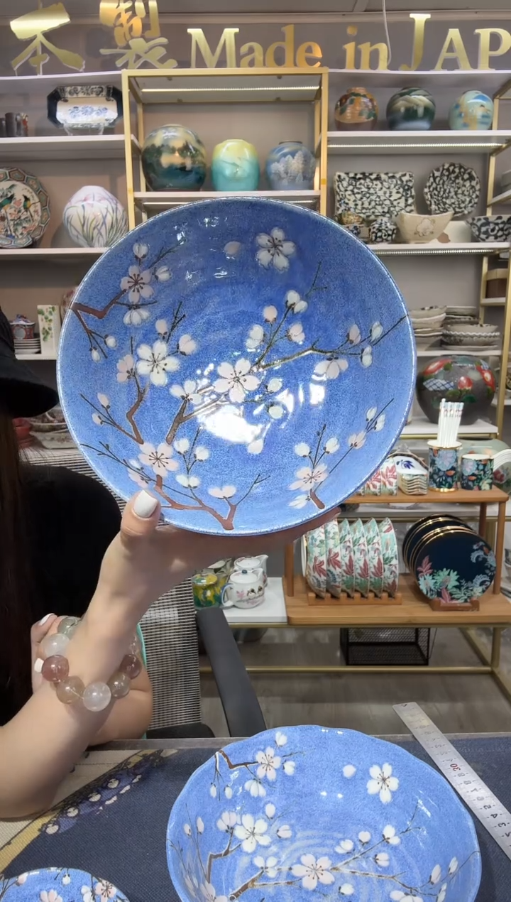 陶瓷     富士樱大汤碗20.8cm一支