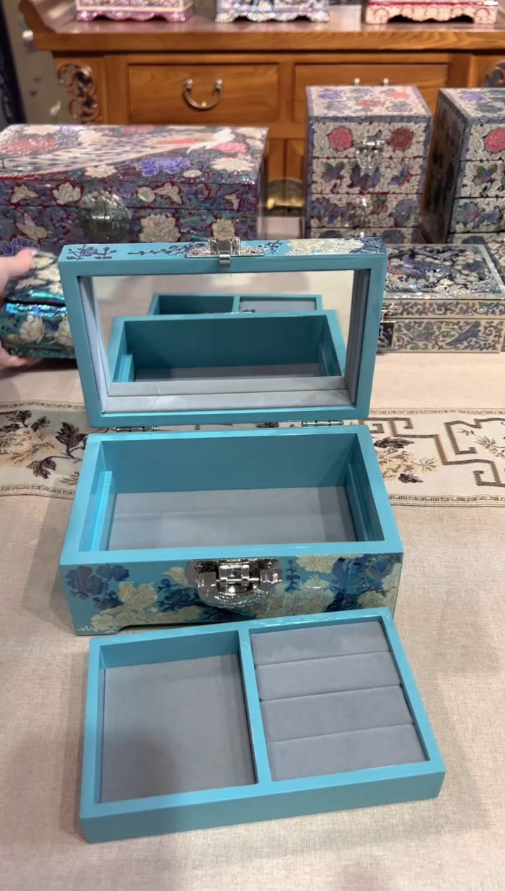 【闪购商品】绒布底弘贝雅螺钿漆器文化馆