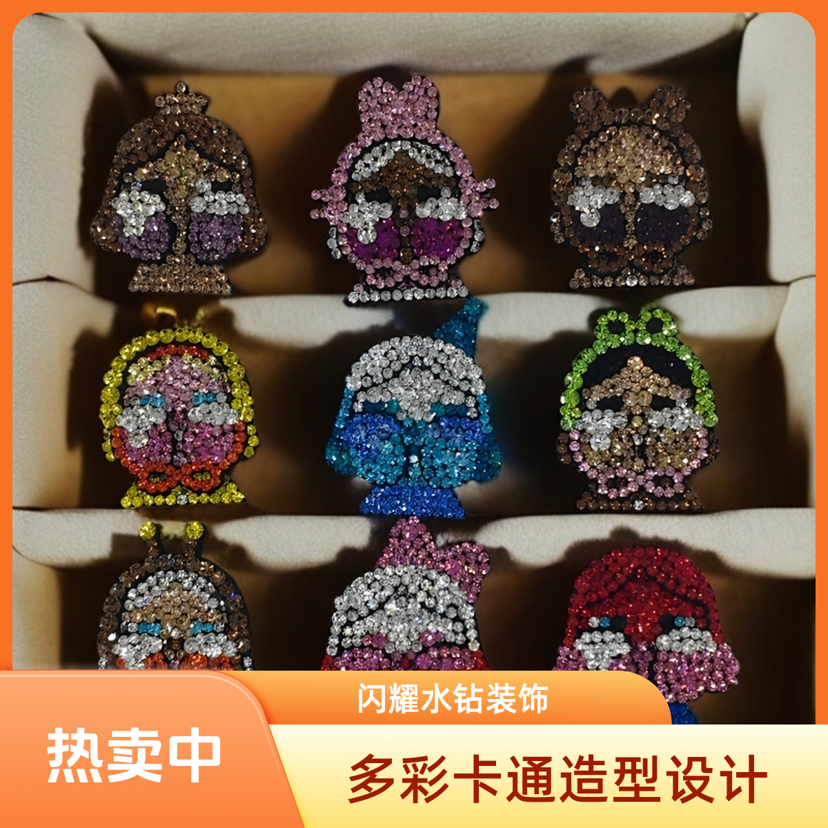 1028【哭娃】发夹发卡卡通BB夹鸭夹发圈手工时尚风可爱轻奢可爱韩版