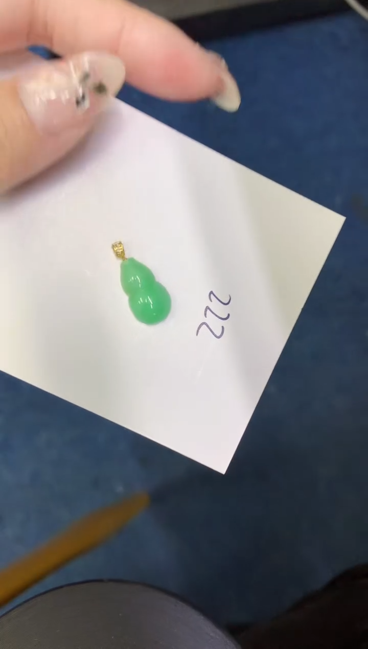 【闪购商品】翡翠颈饰18K金镶嵌00000000000