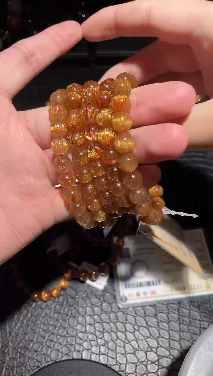 【闪购商品】水晶手链未镶嵌单圈发晶A8.5（多样性发其一）