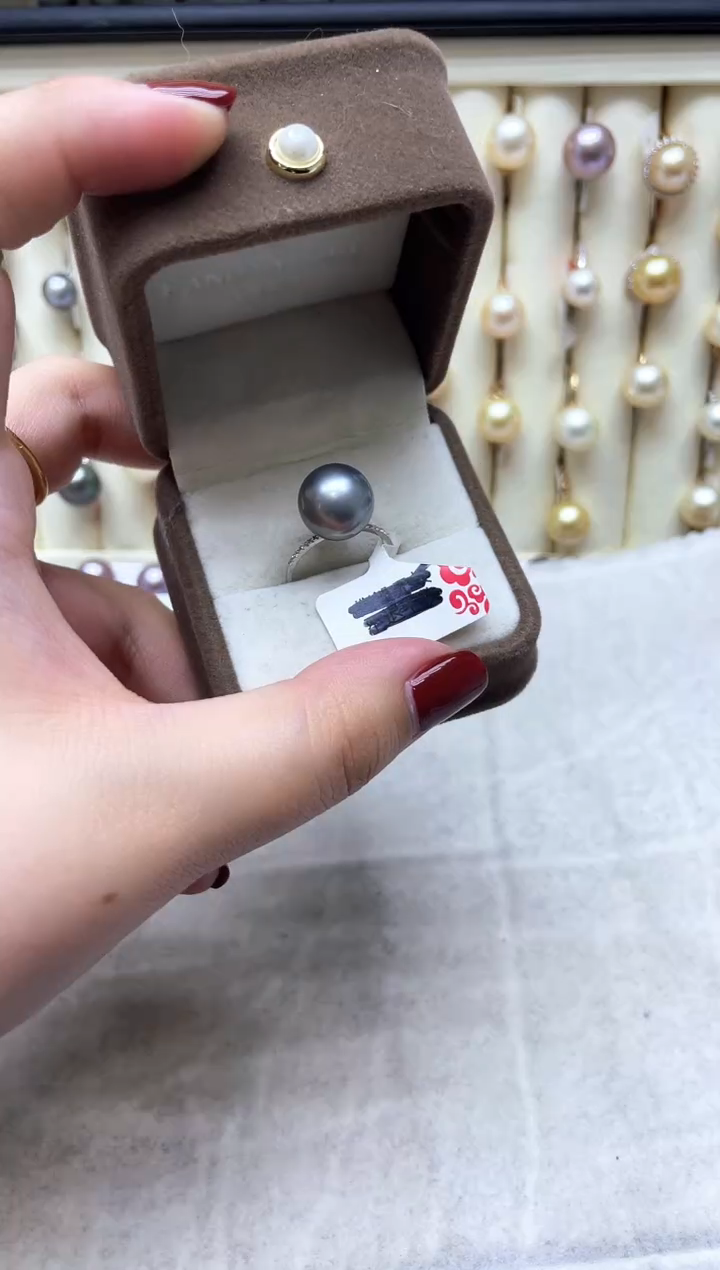 【闪购商品】海水珍珠戒指18K金镶嵌戒指