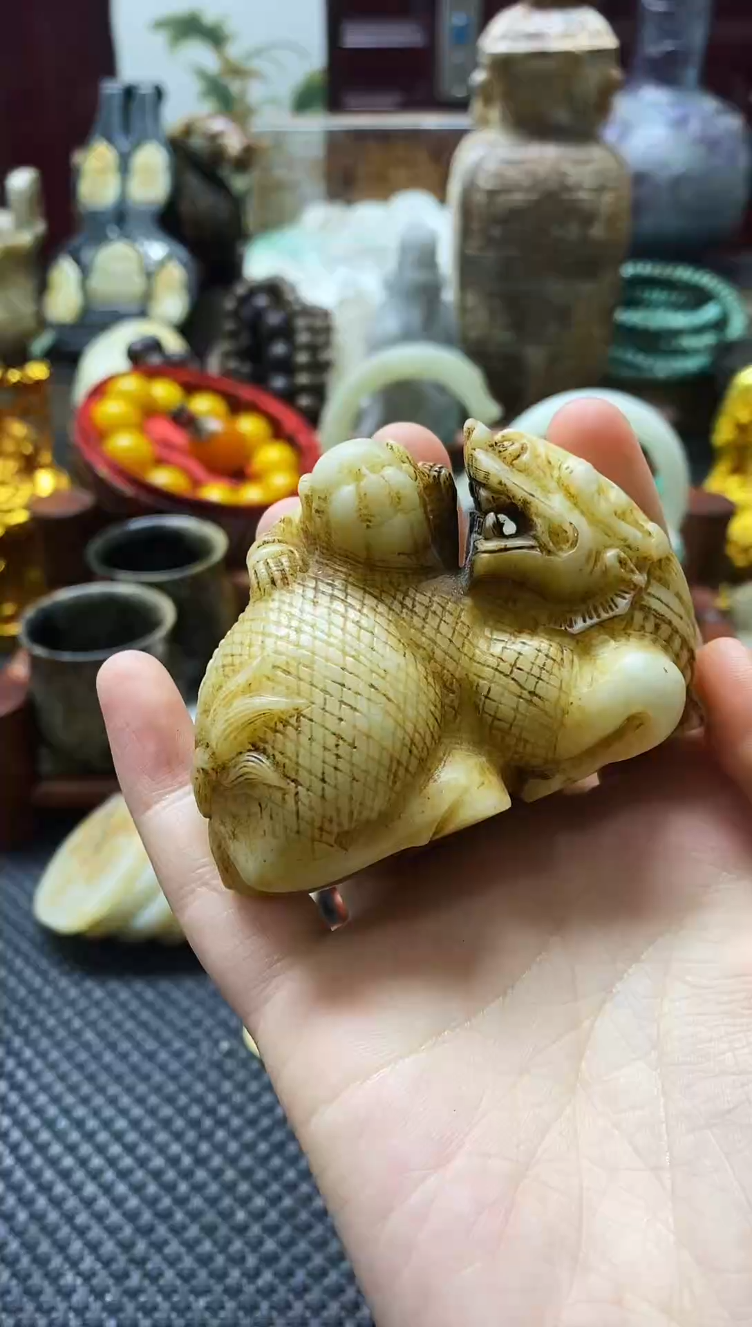 未镶嵌和田玉挂件麒麟
