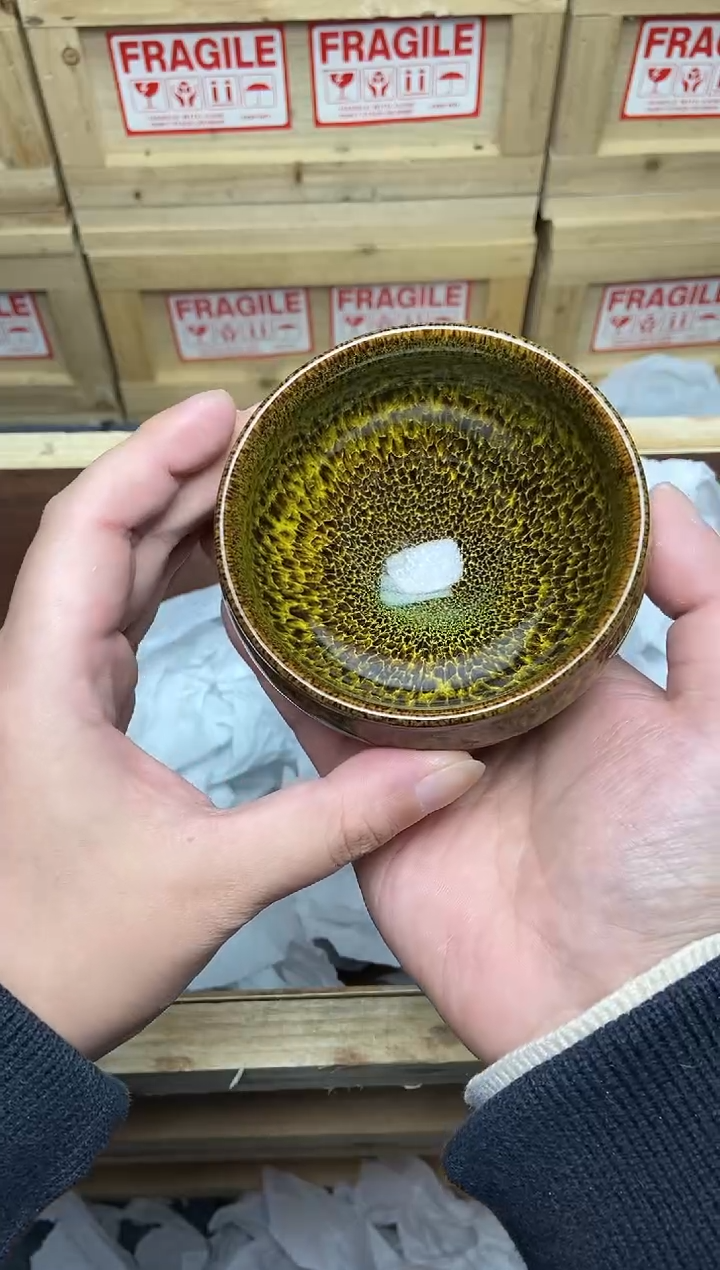 茶盏金玉满堂 将军 建盏主人杯