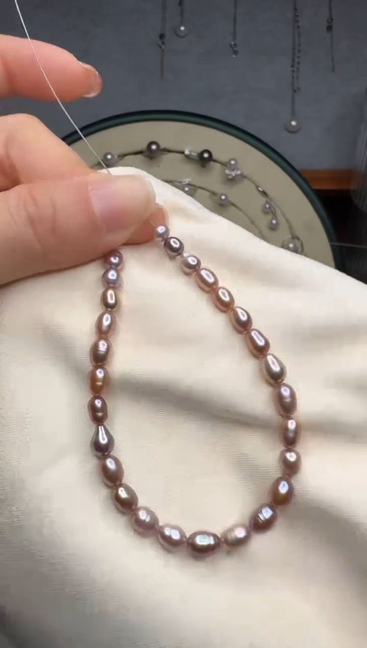 【闪购商品】淡水珍珠手链银S925镶嵌女神节特惠手链