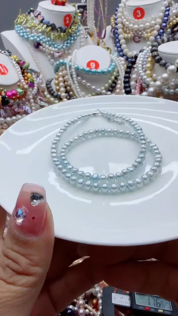 淡水珍珠未镶嵌颈饰1