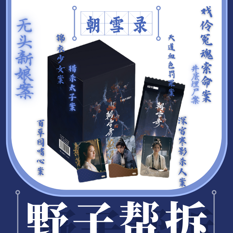 Hitcard X 爱奇艺 《朝雪录》官方收藏卡