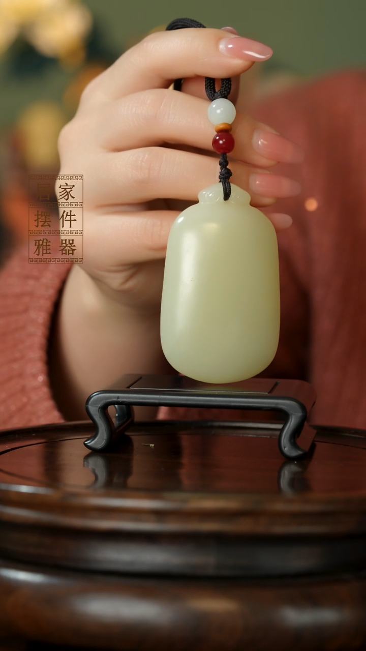 玉《如意手把》摆件