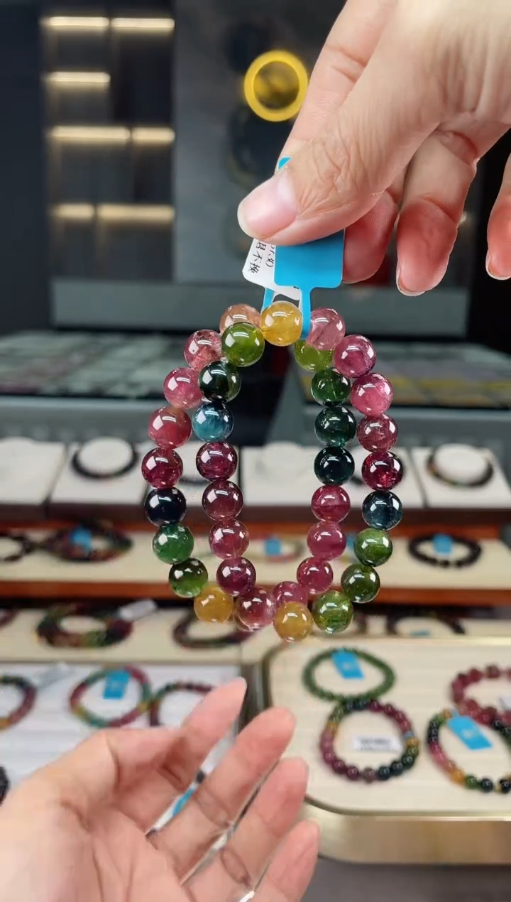 【闪购商品】碧玺单圈手串未镶嵌（多样性发一条）Q