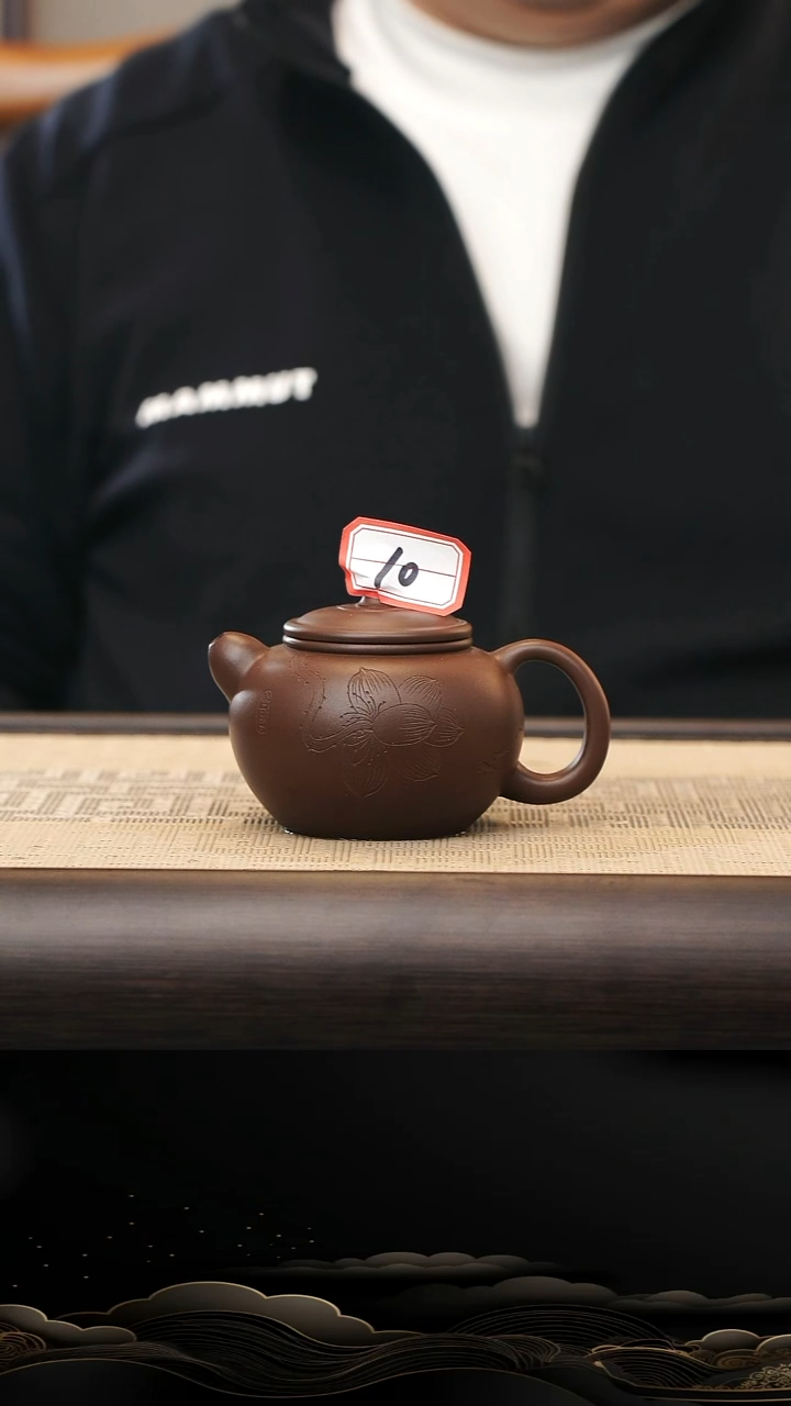 茶壶紫砂10号连年有余