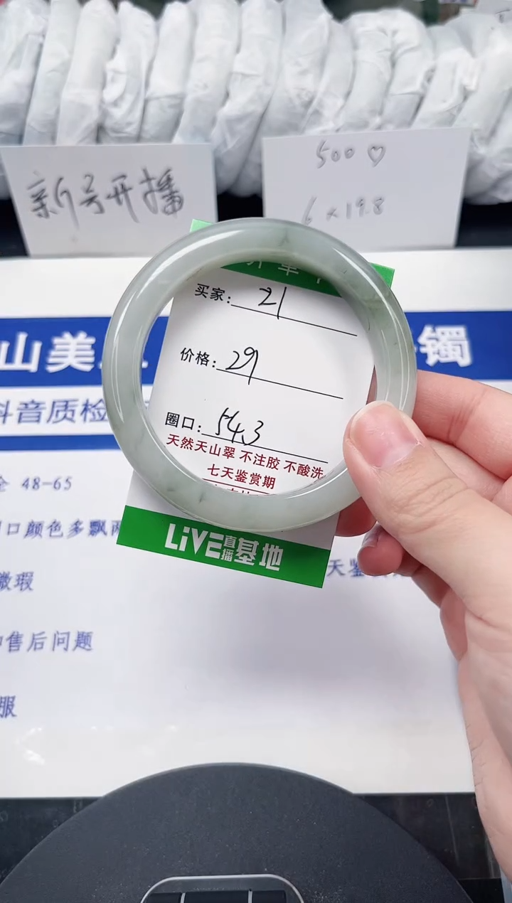 未镶嵌手镯石英质玉21-53/54