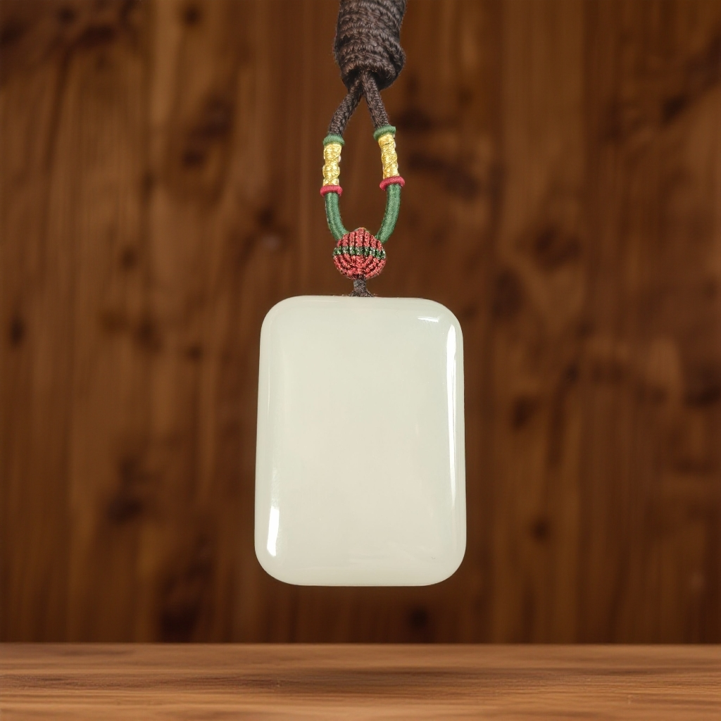 （直播间福利专拍）和田玉无事牌老熟油润细腻男女通用时尚百搭