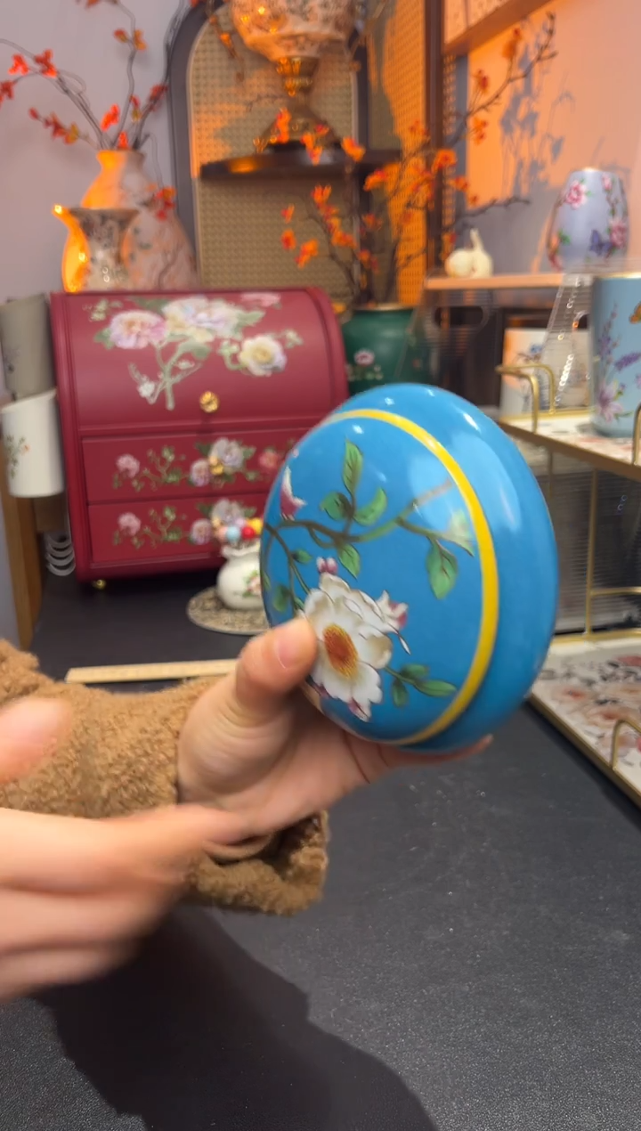  外贸陶瓷铁艺家居百货-收纳盒