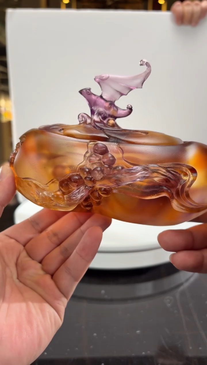 摆件好事花生收纳盒