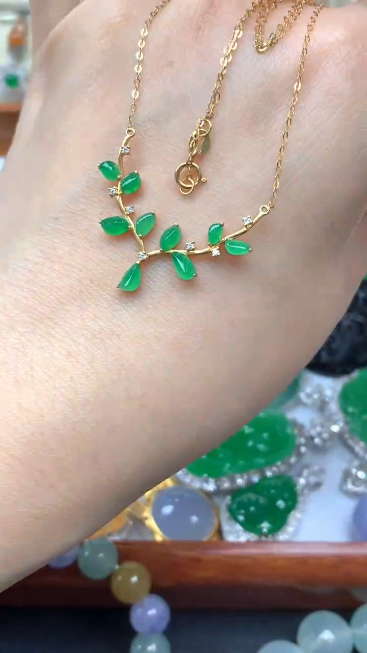 【闪购商品】翡翠颈饰未镶嵌296-天然翡翠