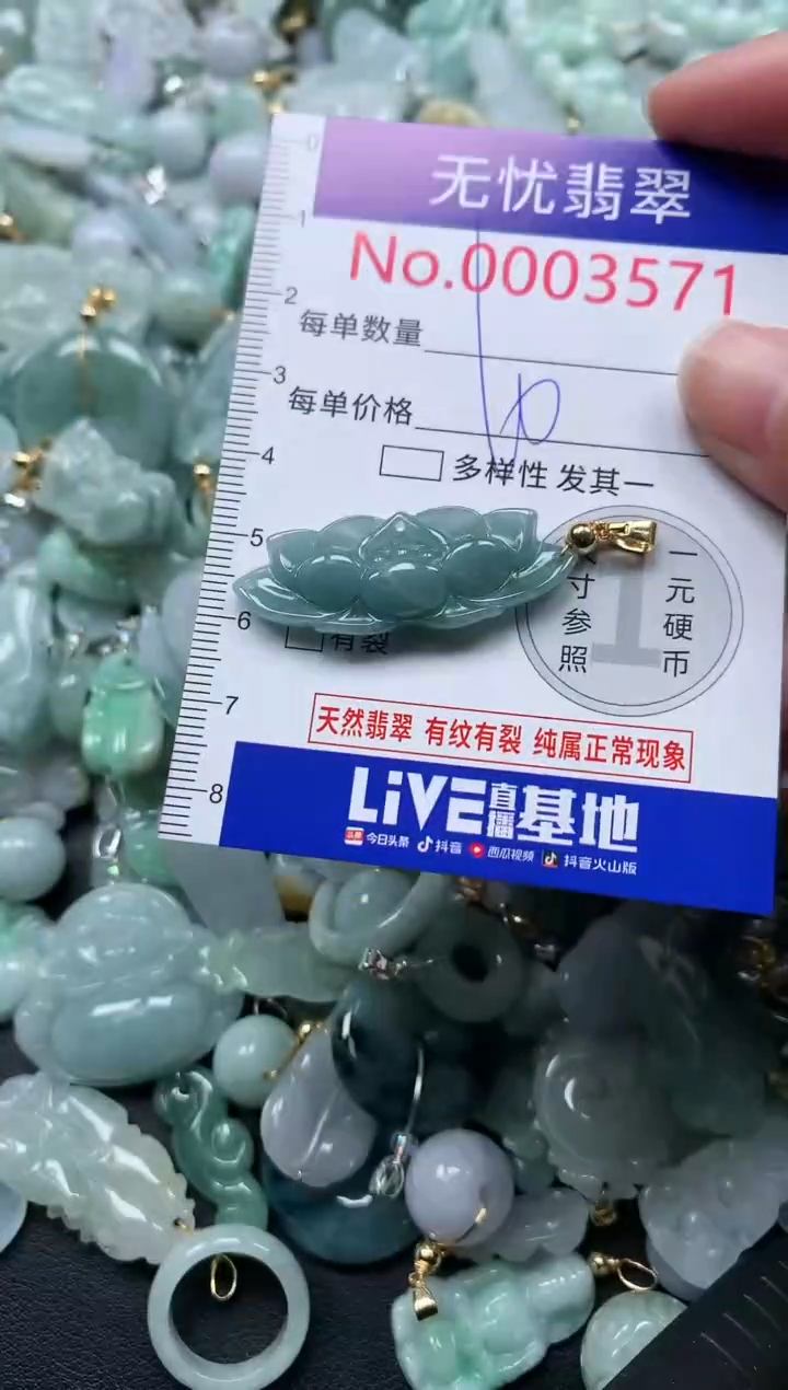 颈饰未镶嵌翡翠3571