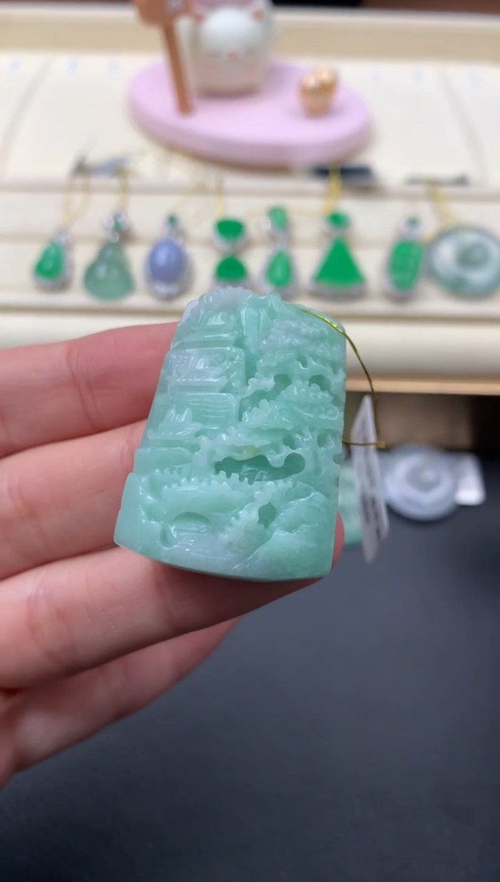 【闪购商品】翡翠颈饰未镶嵌A524.....