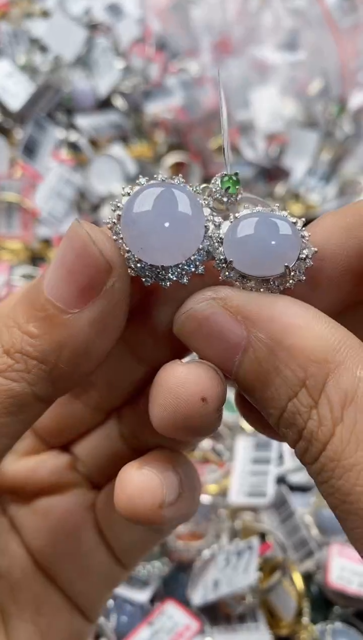 银S925镶嵌戒指翡翠999               4