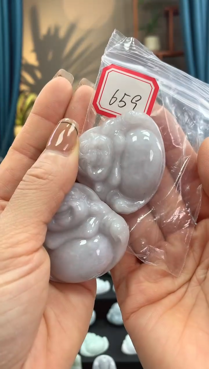 翡翠未镶嵌颈饰佛公 659多样性发一件