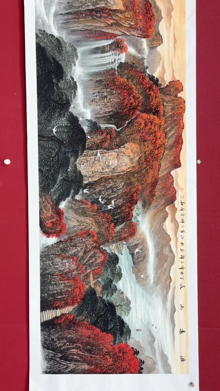 国画国画绘画山水花鸟