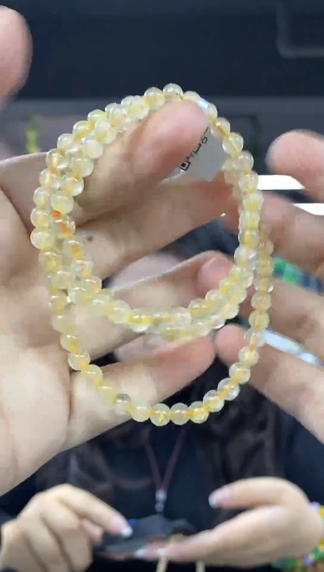 未镶嵌手串水晶多样性发其一颜色微差