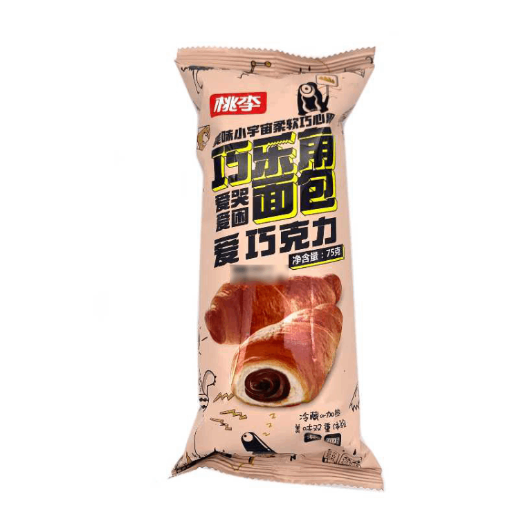 桃李巧乐角面包巧克力味 75g/份