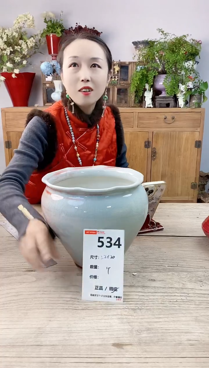 小玩子花盆直播号534