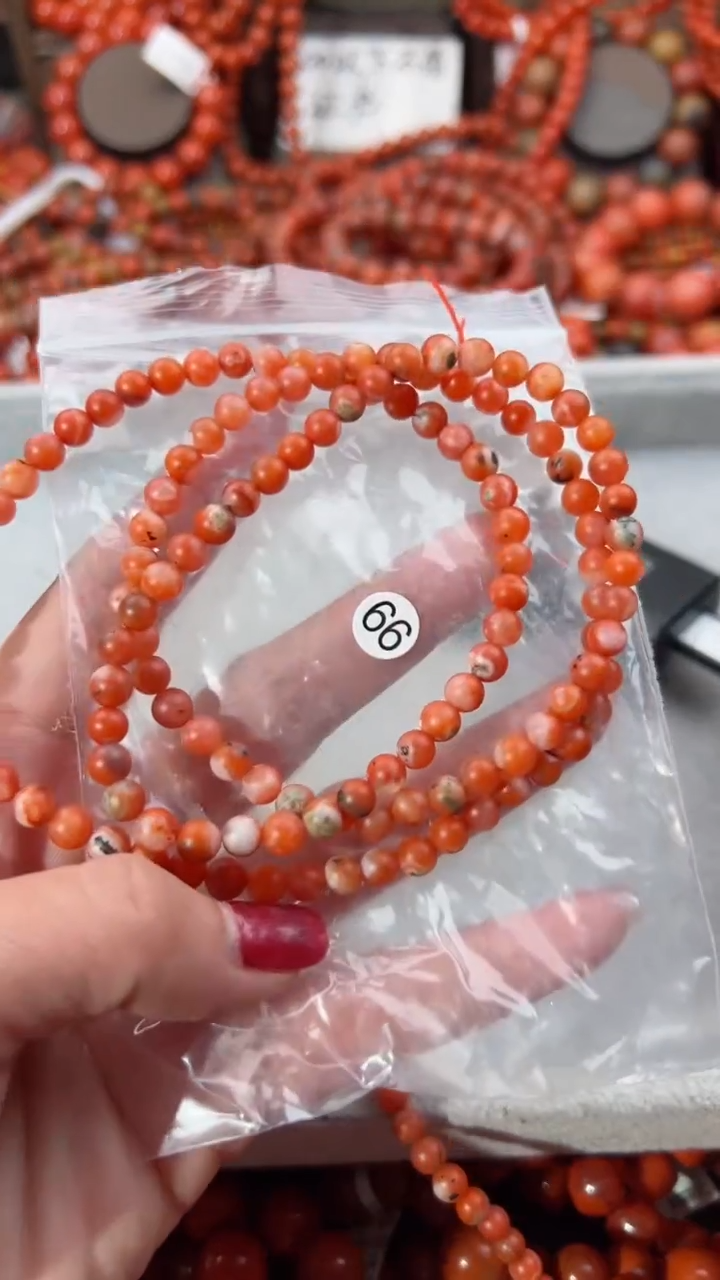 【闪购商品】南红玛瑙手串未镶嵌5+