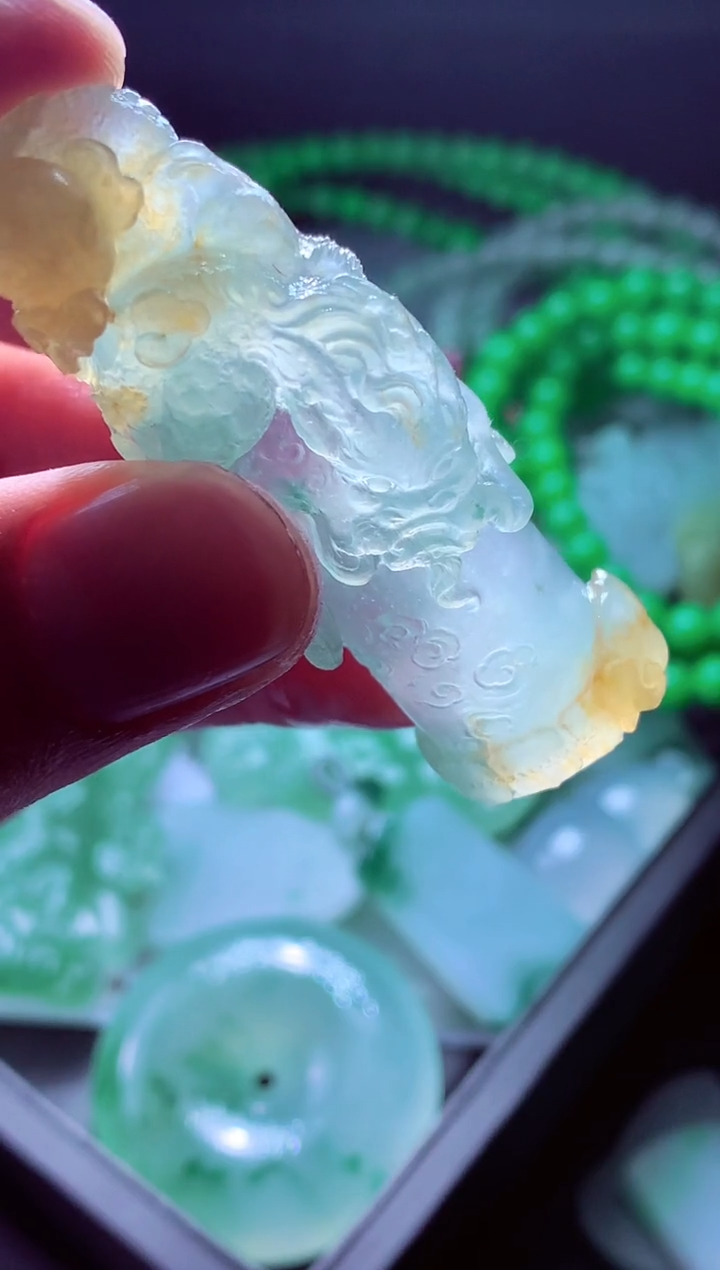 未镶嵌定制翡翠帆*#翡翠毛货定制