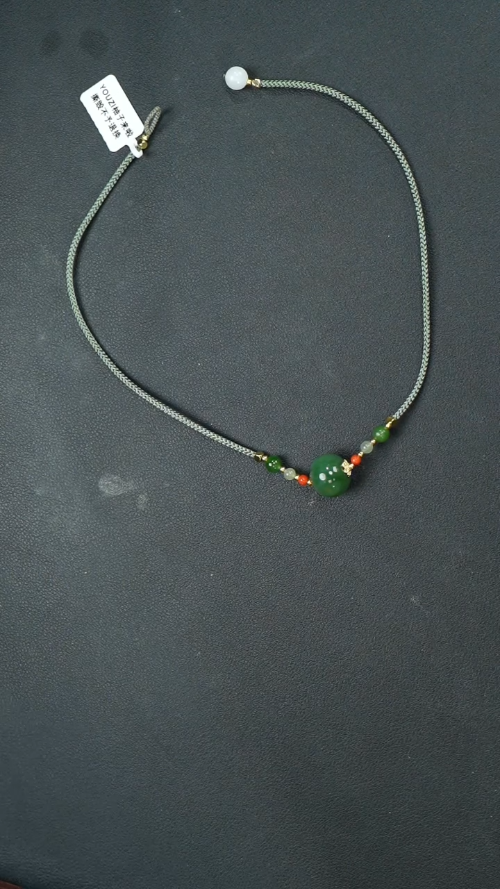 和田玉未镶嵌颈饰B0478