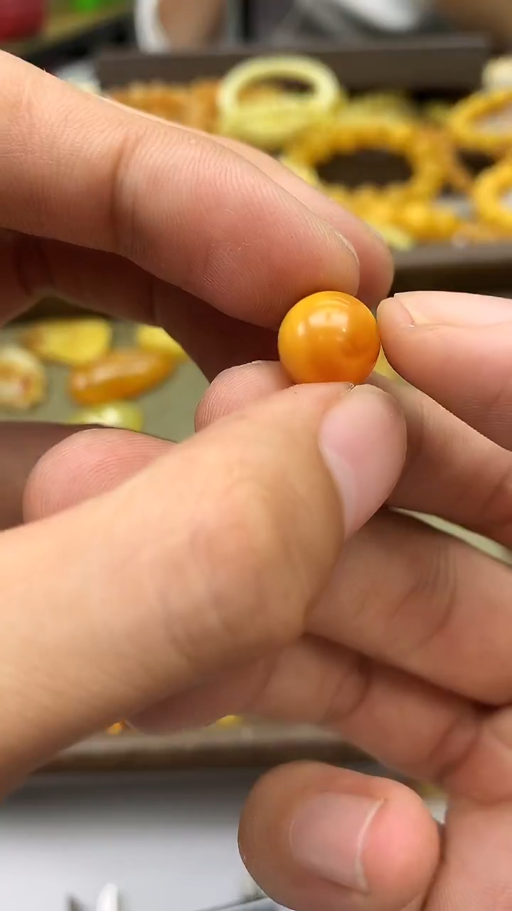 裸石蜜蜡未镶嵌单珠