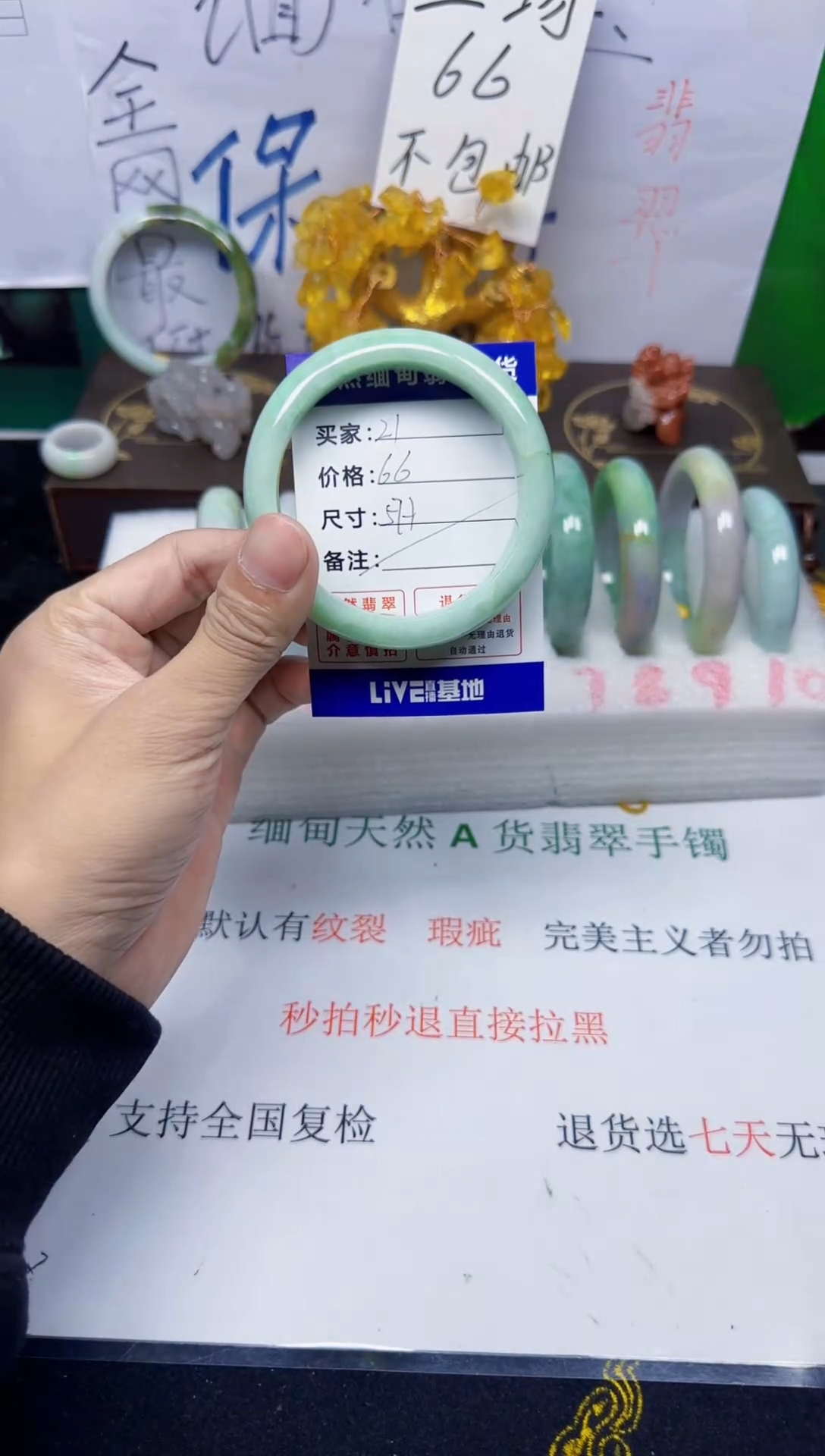 未镶嵌手镯翡翠21