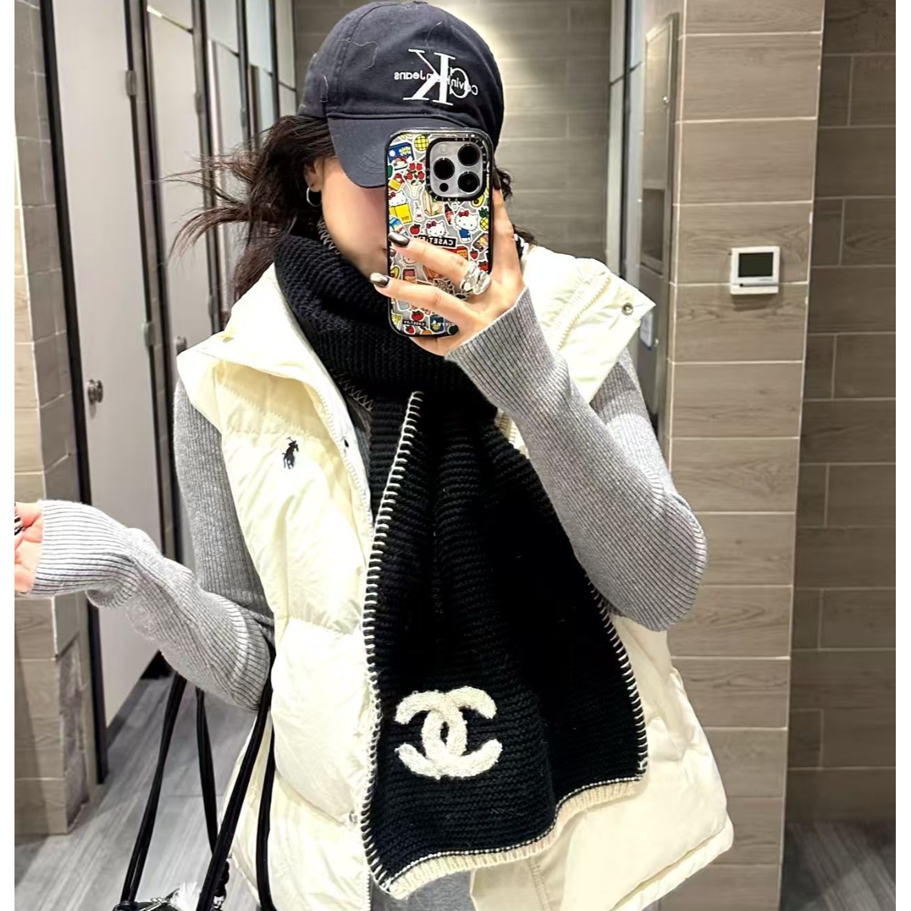 杏色拉链立领棉衣马甲女秋冬季2025新款夹棉加厚无袖外套棉服马夹