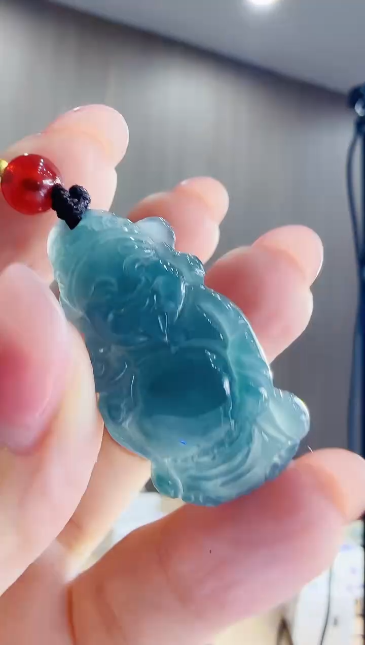 颈饰未镶嵌翡翠多样性发其一 小财神