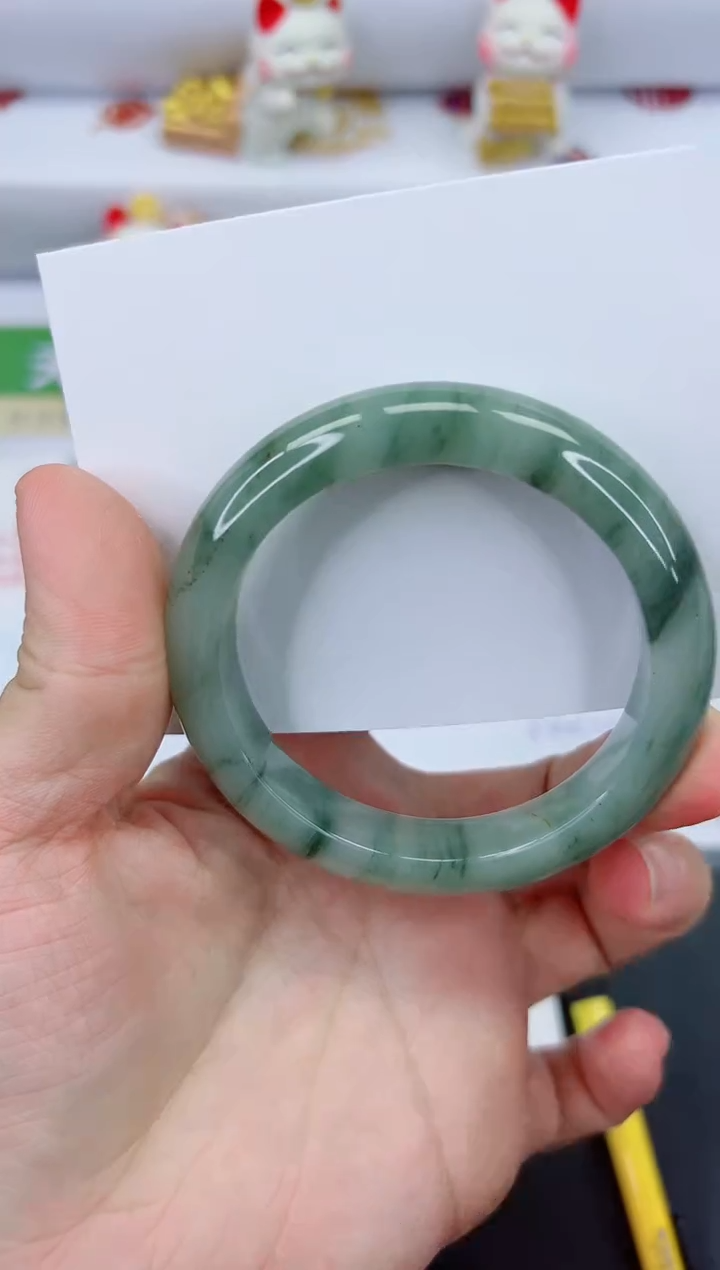 【闪购商品】石英质玉手镯未镶嵌3475-54.7