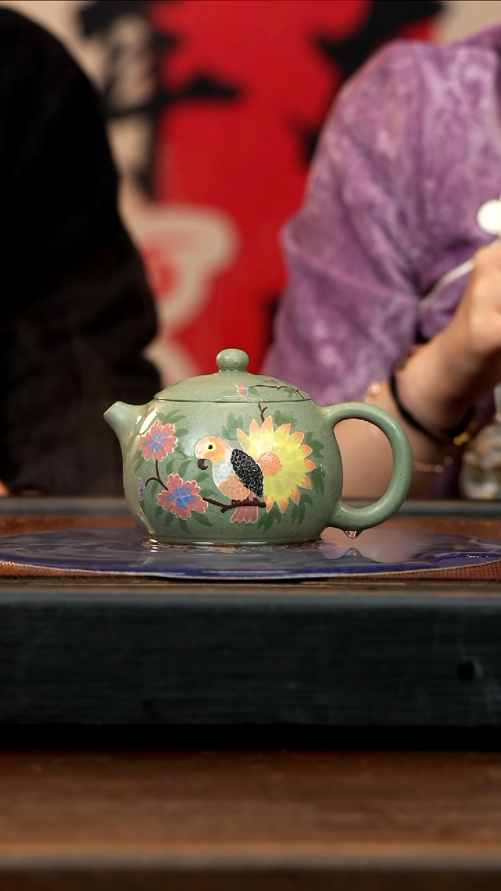 【闪购商品】紫砂茶壶FKM 豆青 西施