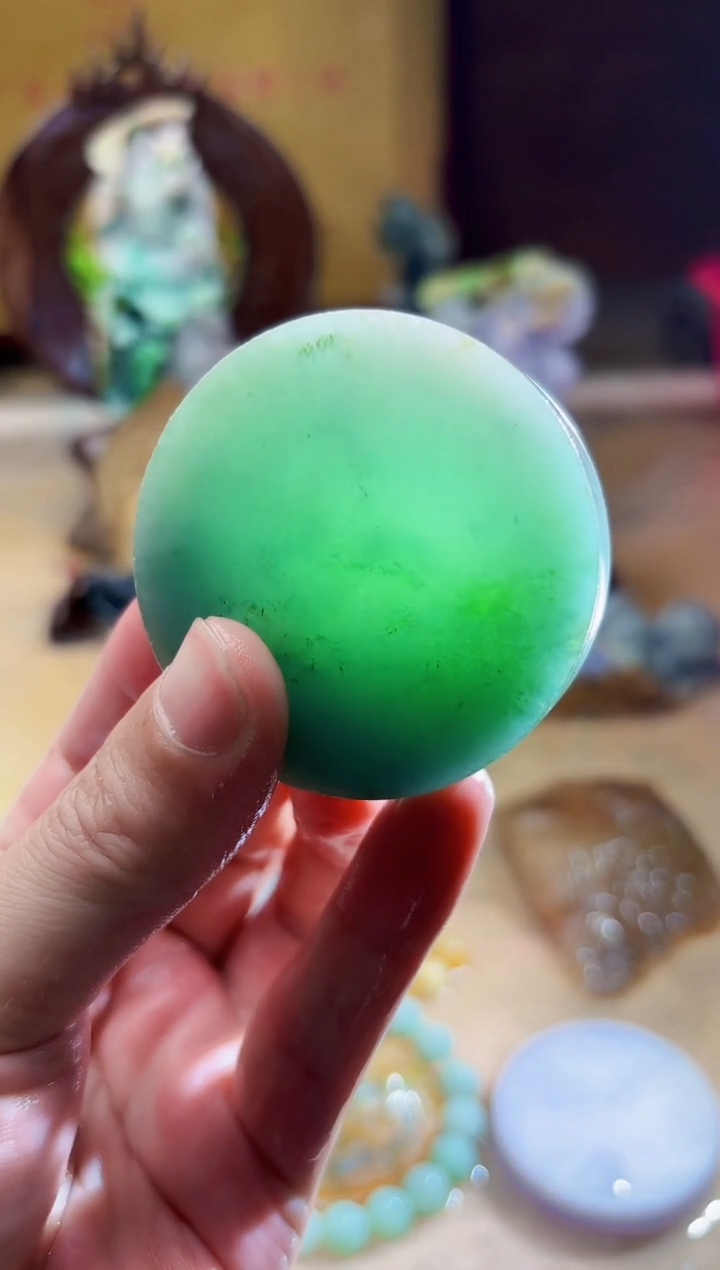 翡翠挂件未镶嵌A货张麦3121